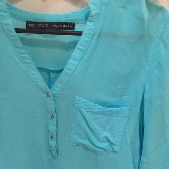 Teal top - Picture 3 of 3